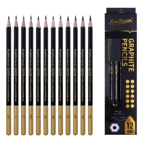 Kit de Lápis Artísticos Profissionais